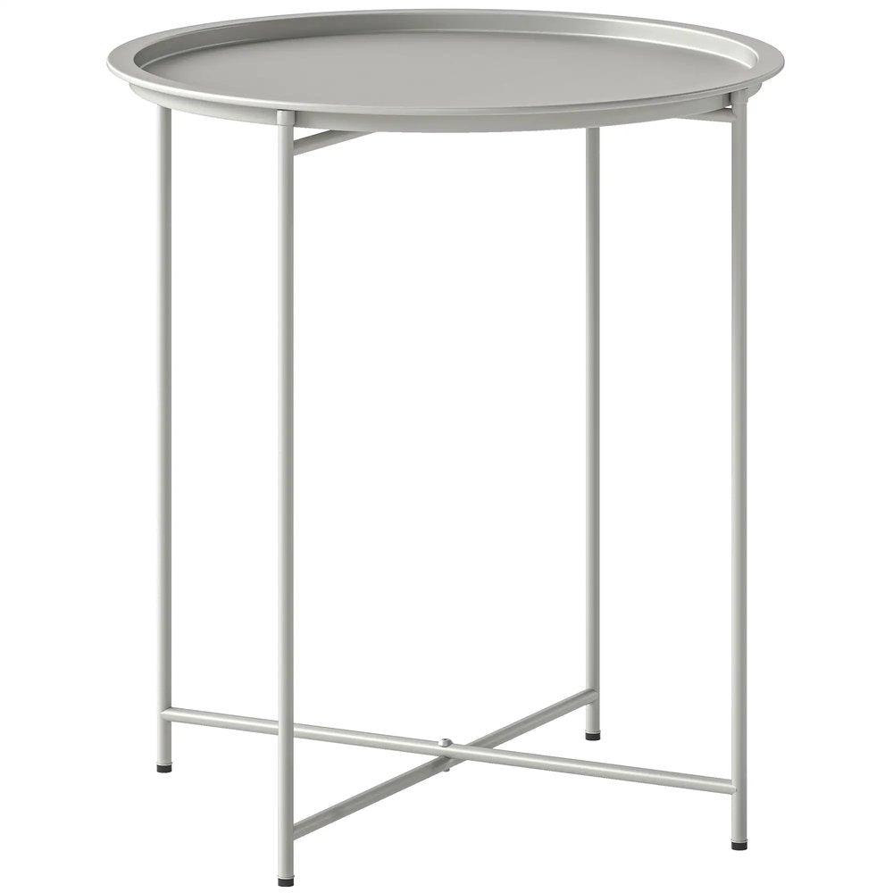 Outsunny Steel Removable Tray Top Garden Table 37
