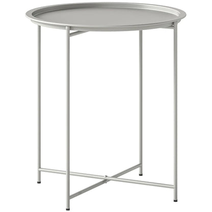 Outsunny Steel Removable Tray Top Garden Table 37