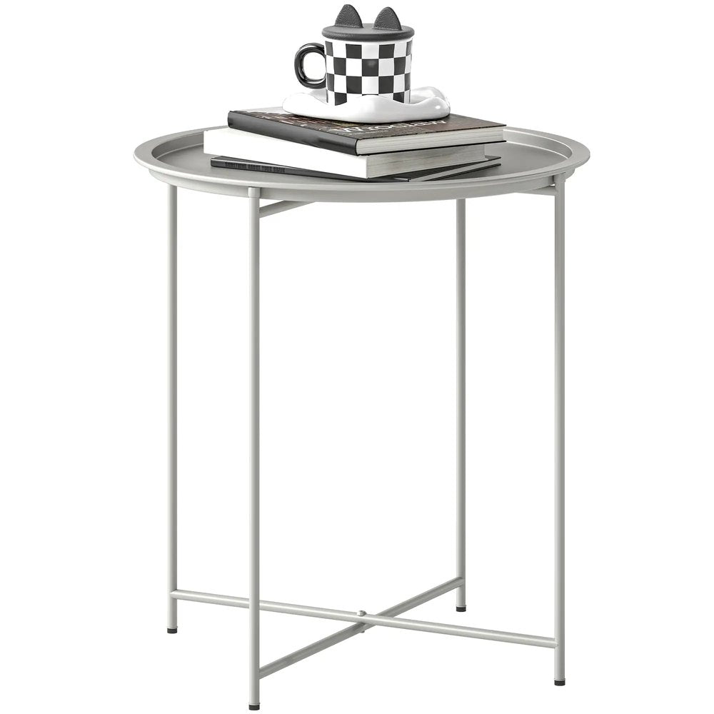 Outsunny Steel Removable Tray Top Garden Table 46