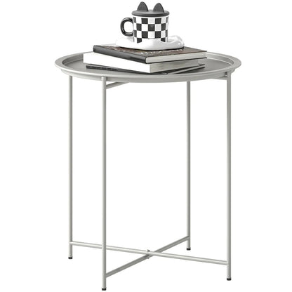 Outsunny Steel Removable Tray Top Garden Table 46