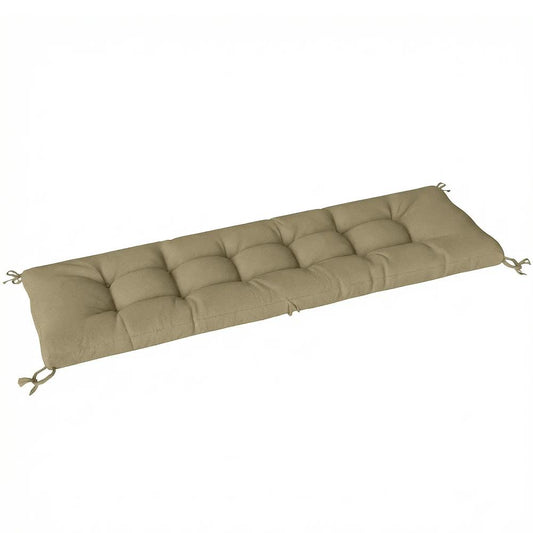 Outsunny Sun Lounger Cushion, Memory Foam Patio Chair Cushion with Ties, Outdoor Seat Pad Fits 190 x 60 cm Lounger 