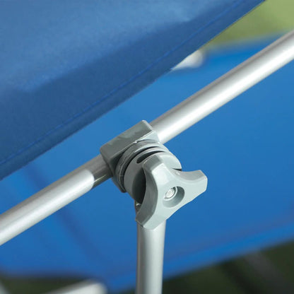 Outsunny Sun Lounger, with Adjustable Face Canopy 19