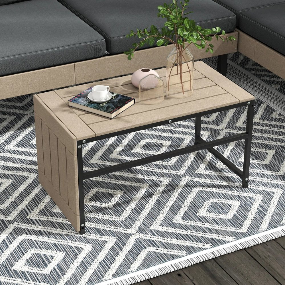 Outsunny Three-Piece 'L' Garden Sofa Set - Grey 5