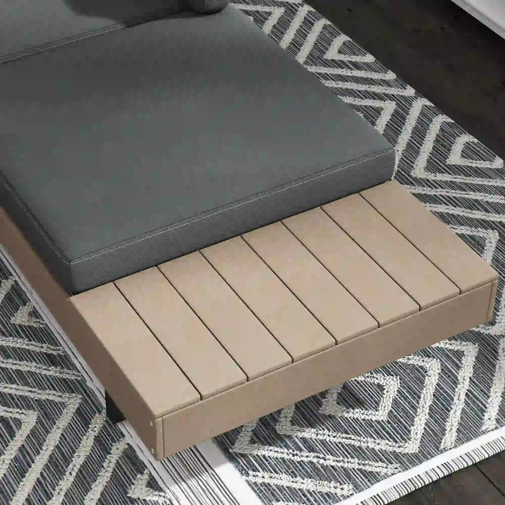 Outsunny Three-Piece 'L' Garden Sofa Set - Grey 8