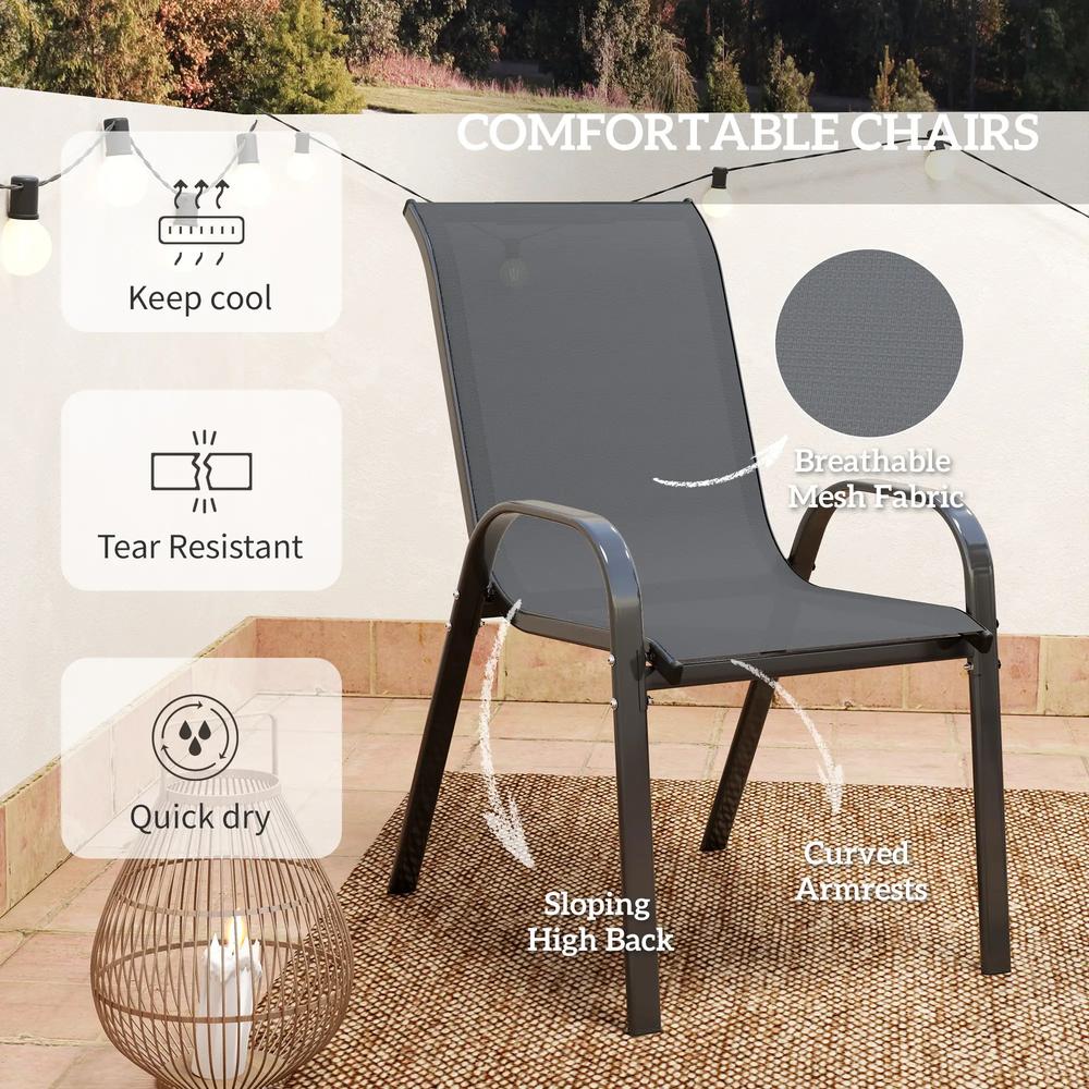 Outsunny Three-Piece Outdoor Garden Set 16