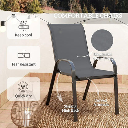 Outsunny Three-Piece Outdoor Garden Set 16