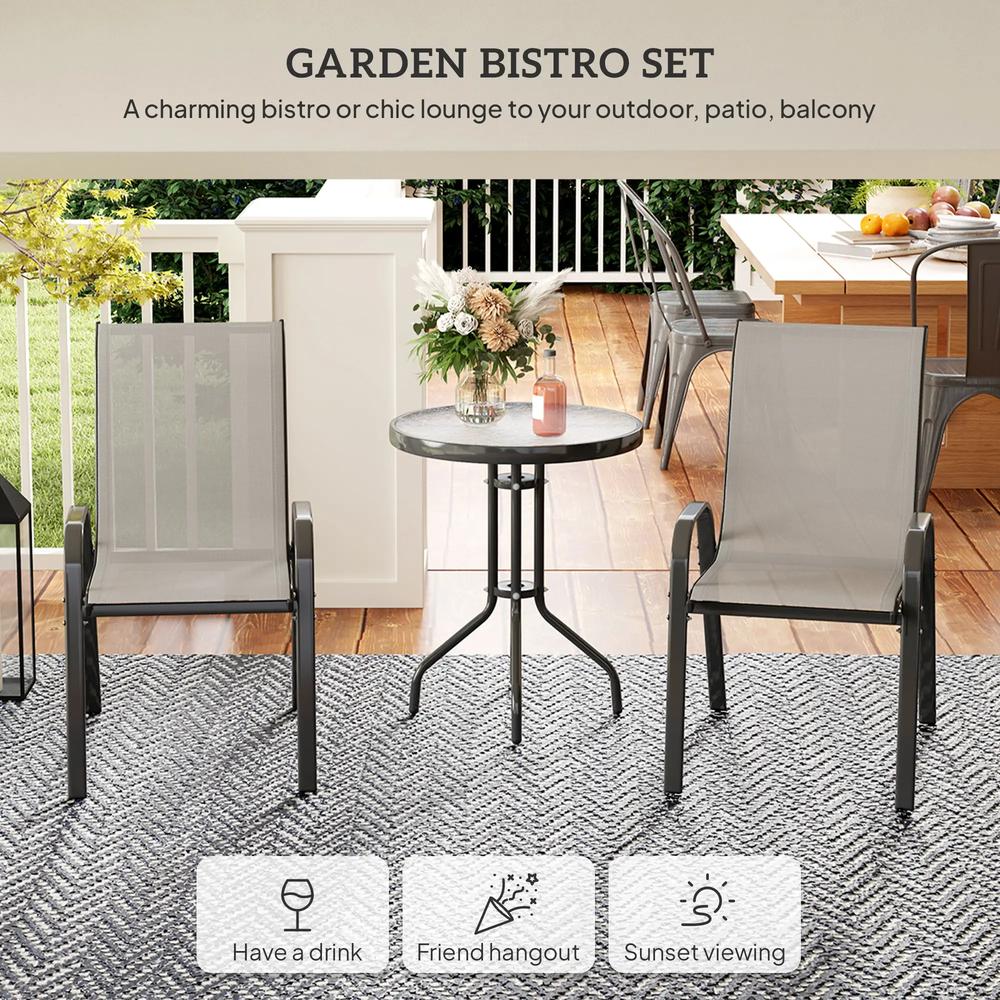 Outsunny Three-Piece Outdoor Garden Set 25
