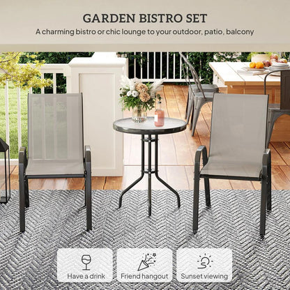 Outsunny Three-Piece Outdoor Garden Set 25