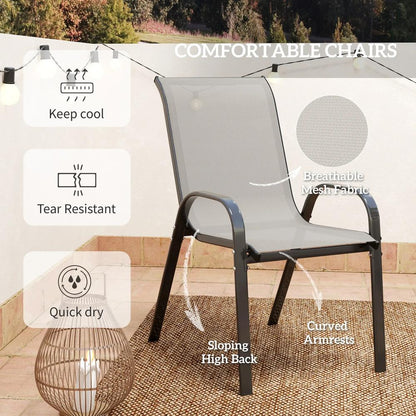 Outsunny Three-Piece Outdoor Garden Set 27