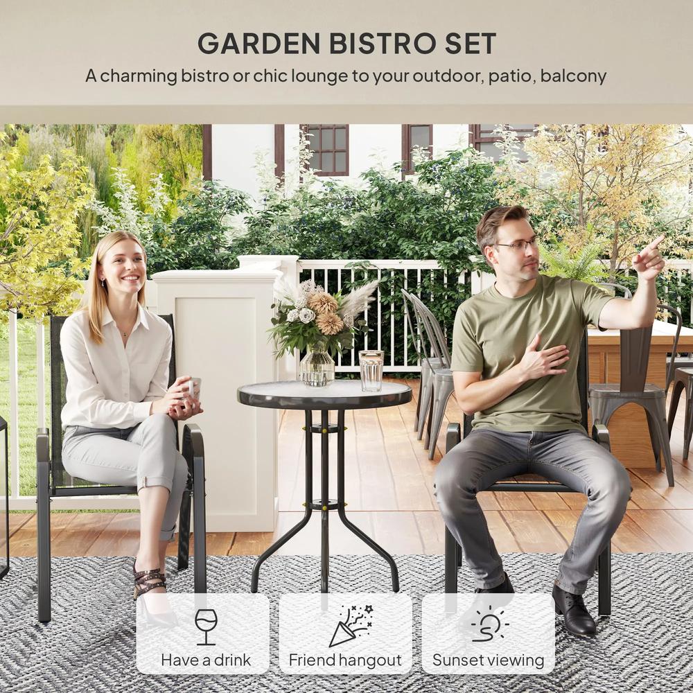 Outsunny Three-Piece Outdoor Garden Set 3