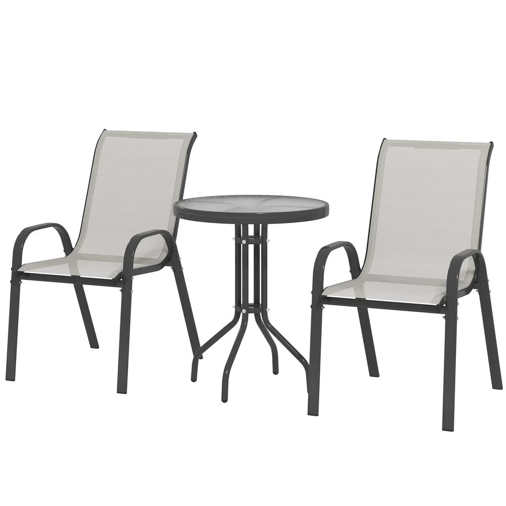 Outsunny Three-Piece Outdoor Garden Set 32