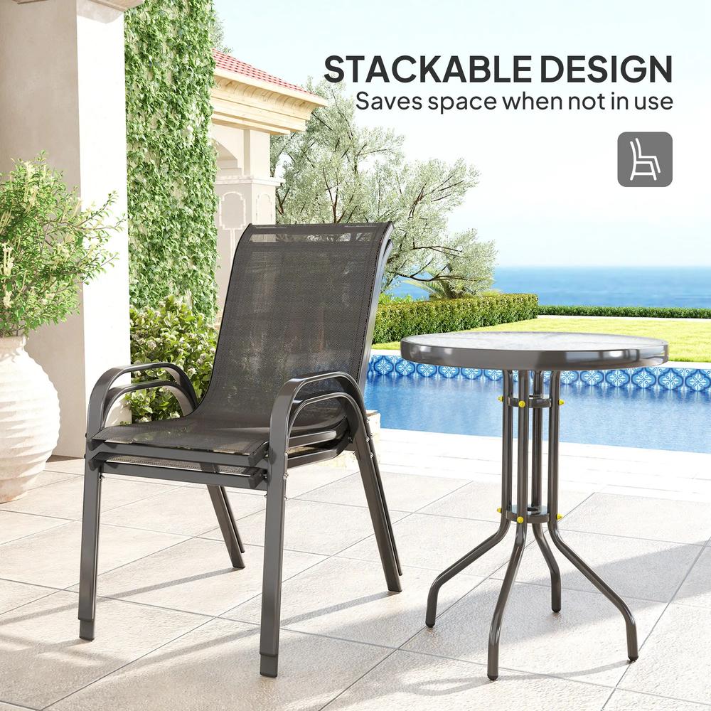 Outsunny Three-Piece Outdoor Garden Set 4