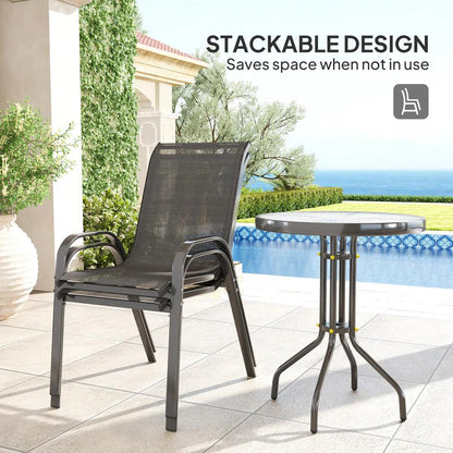 Outsunny Three-Piece Outdoor Garden Set 4
