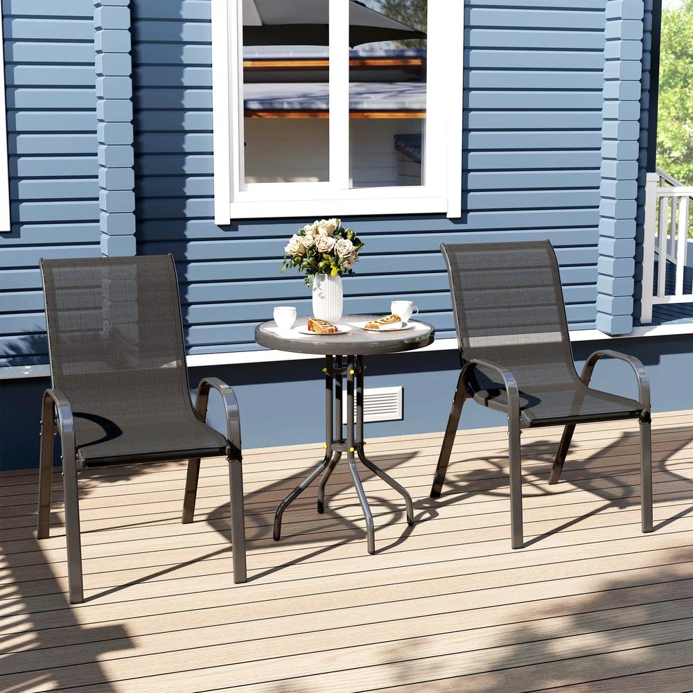 Outsunny Three-Piece Outdoor Garden Set 7