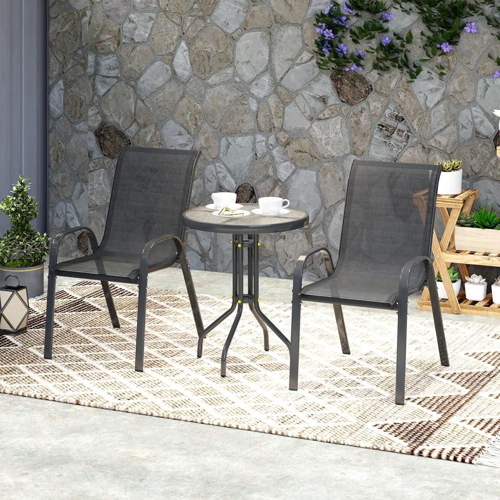 Outsunny Three-Piece Outdoor Garden Set 8