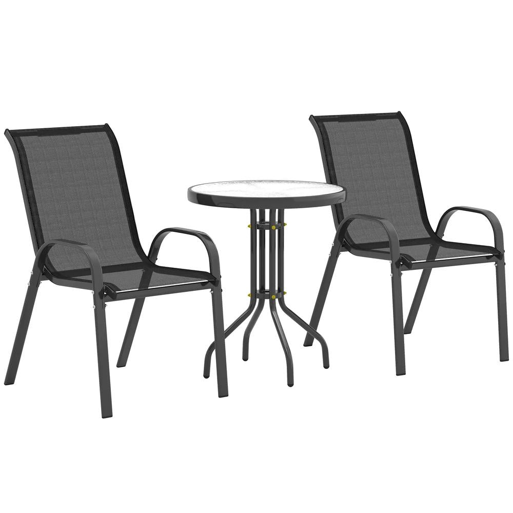 Outsunny Three-Piece Outdoor Garden Set 