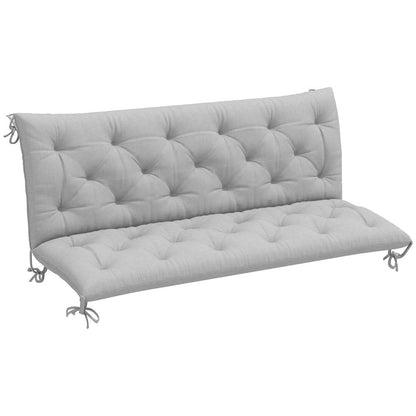 Outsunny Three-Seater Bench Cushion 11