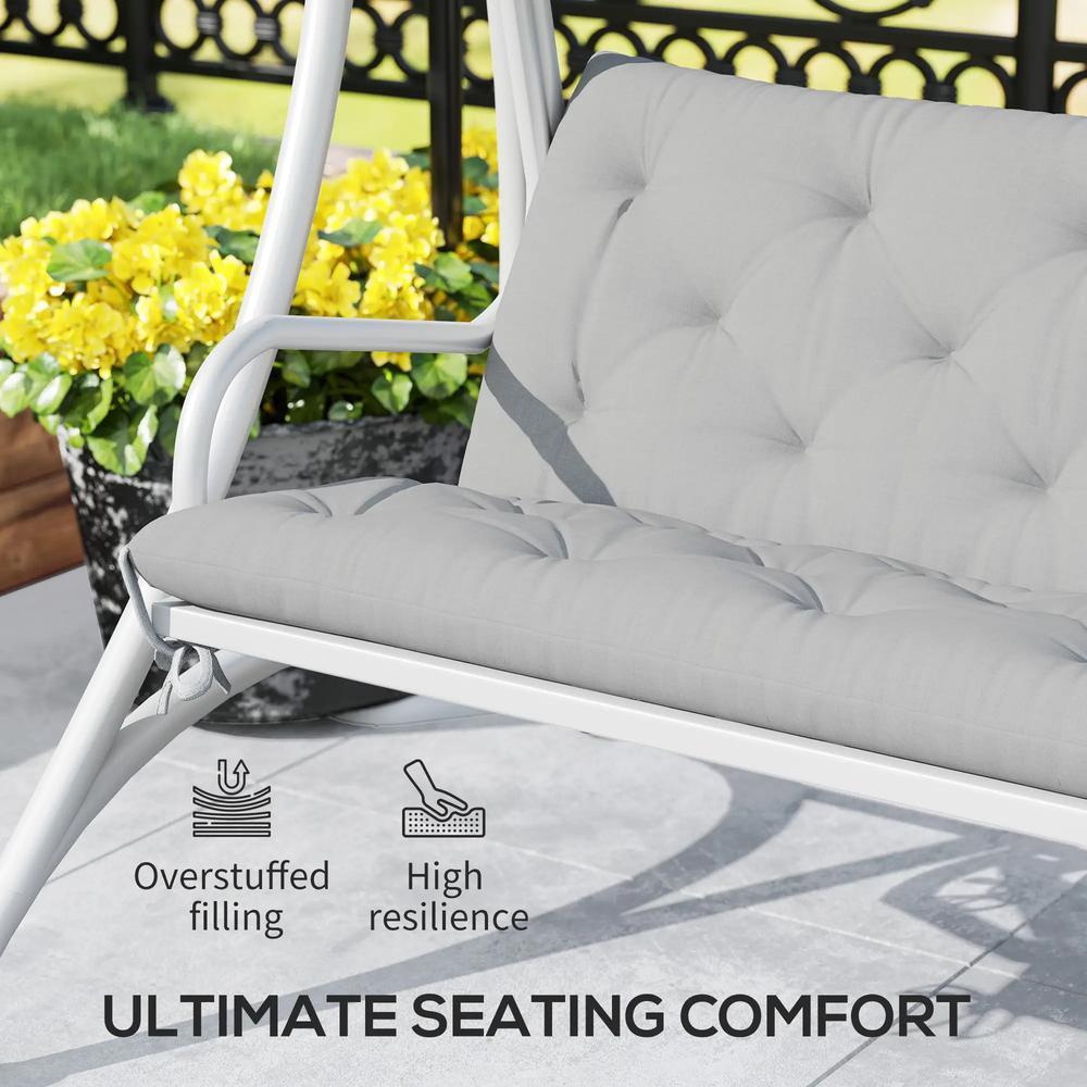 Outsunny Three-Seater Bench Cushion 15