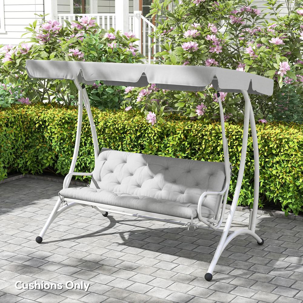 Outsunny Three-Seater Bench Cushion 18