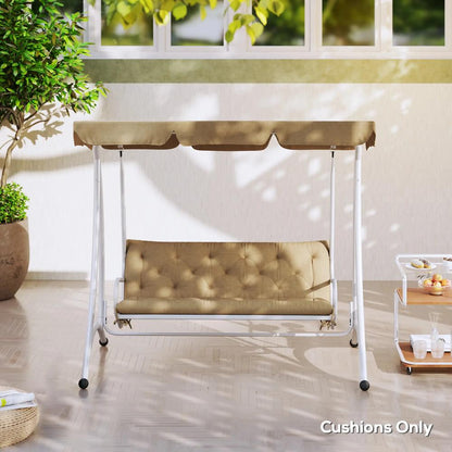 Outsunny Three-Seater Bench Cushion 8