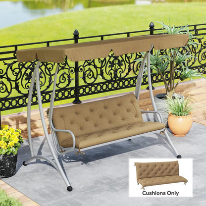 Outsunny Three-Seater Bench Cushion 9