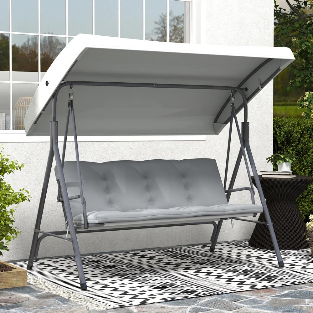 Outsunny Three-Seater Garden Swing Seat 32