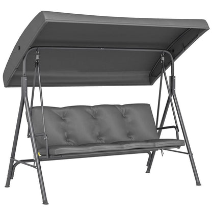 Outsunny Three-Seater Garden Swing Seat 