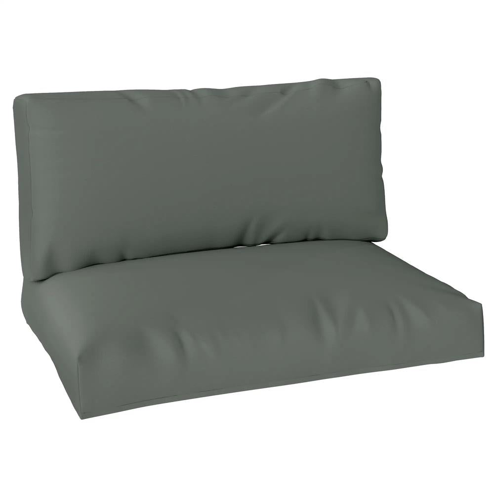Outsunny Two Piece Seat Pallet and Back Cushions 10
