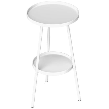 Outsunny Two-Tier Metal Garden Table 10