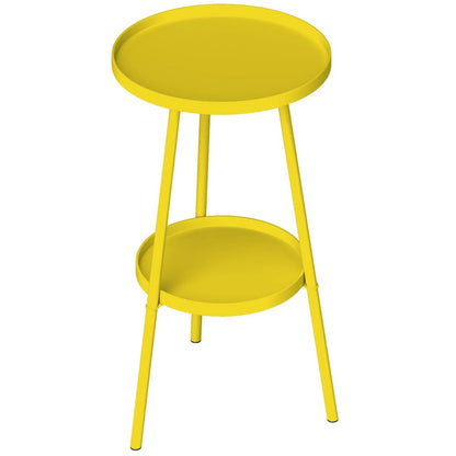 Outsunny Two-Tier Metal Garden Table 21
