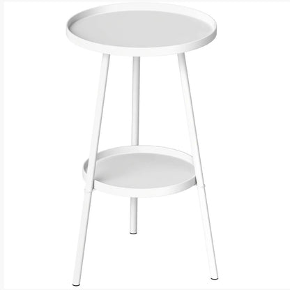Outsunny Two-Tier Metal Garden Table 9