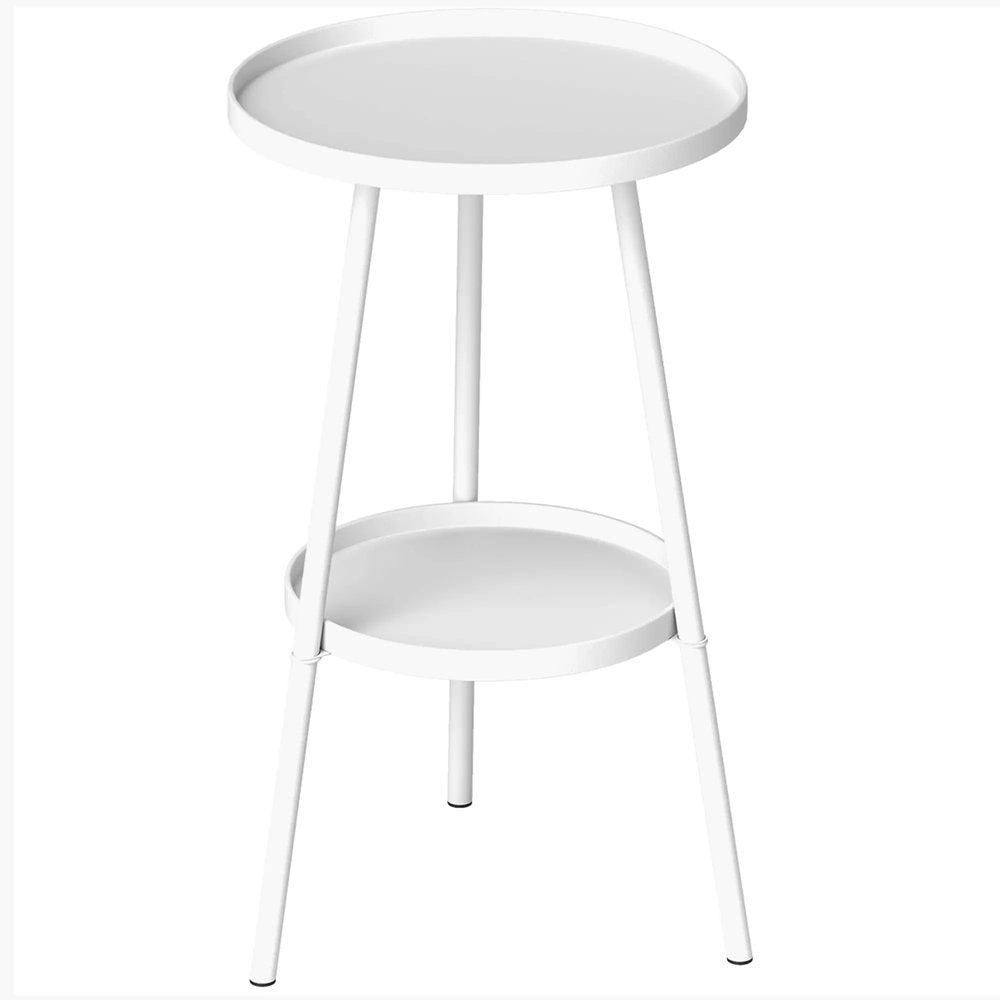 Outsunny Two-Tier Metal Garden Table 