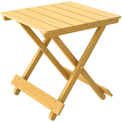 Outsunny Wooden Foldable Outdoor Coffee Table 9