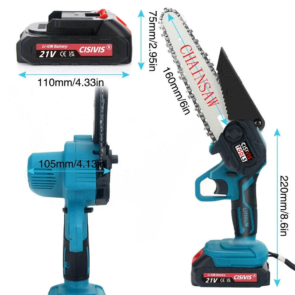 Cordless Mini Chainsaw - #2026 Upgraded Cutting Capacity Mini Chainsaw