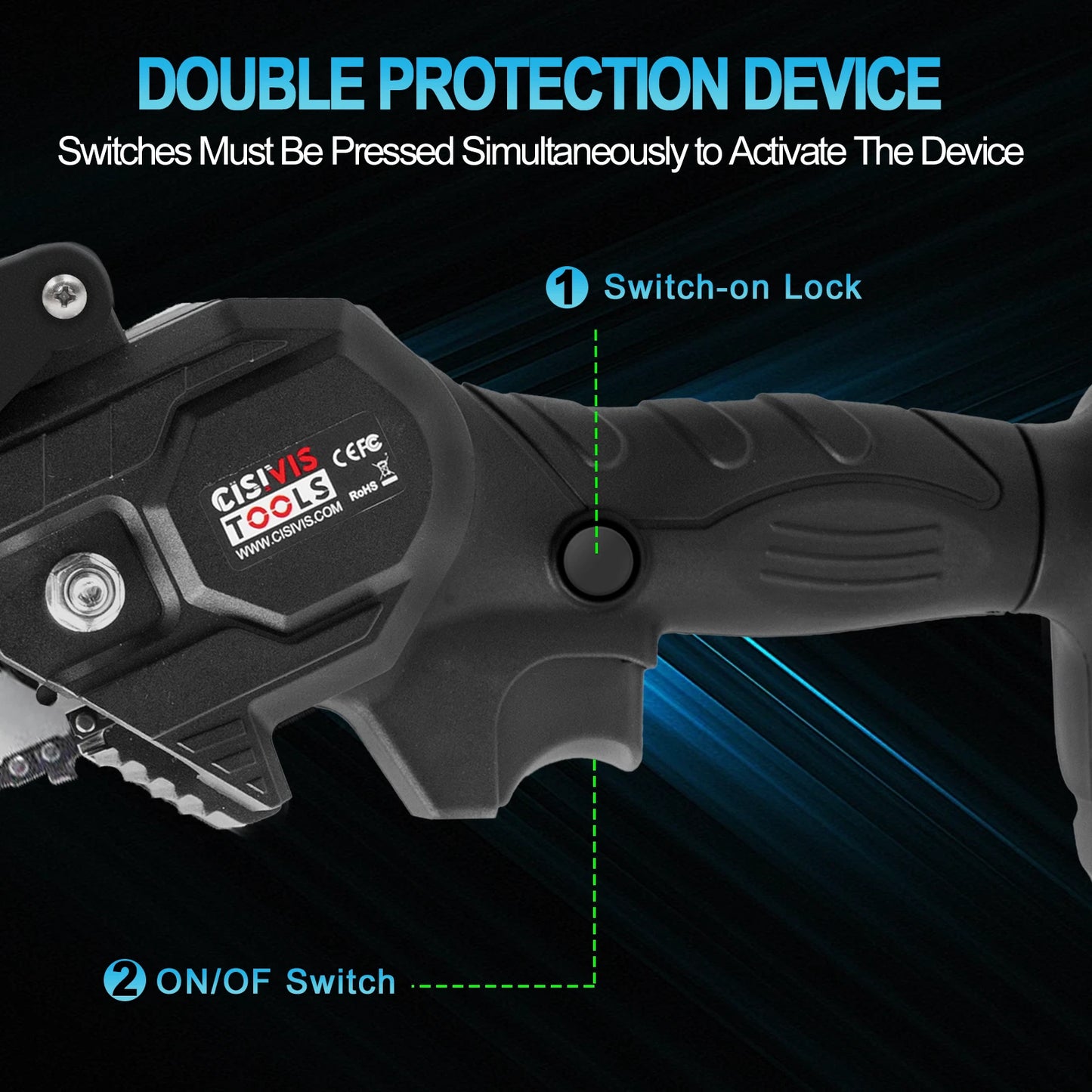 Cordless Mini Chainsaw - #2026 Upgraded Cutting Capacity Mini Chainsaw