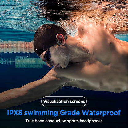 Swimming Headphones #2026 Upgraded Underwater Bone Conduction Earbuds